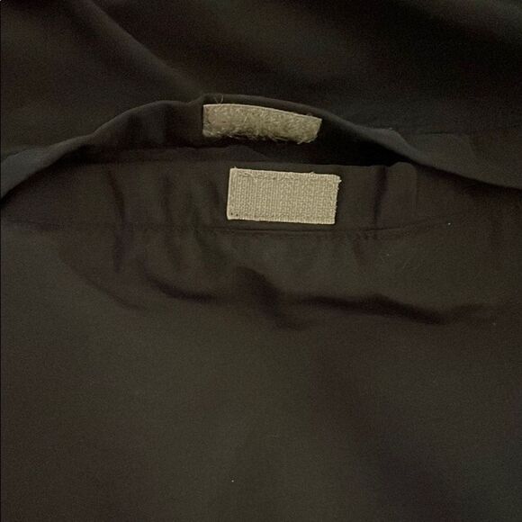 Nike Vintage Black Nylon Athletic Shorts Mens Size Extra Large White Stripe - Picture 12 of 14